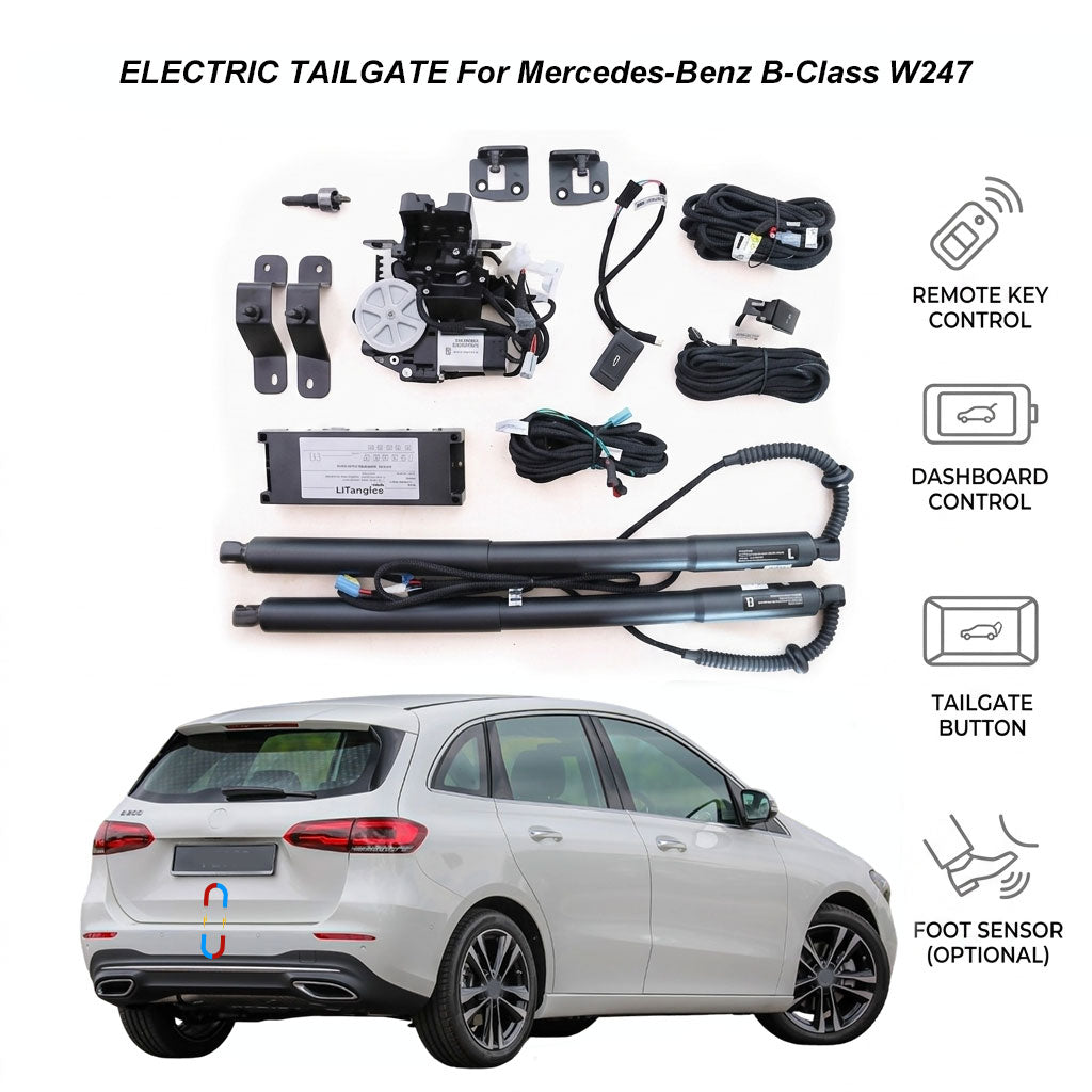 Elektrische Heckklappenöffnung für Mercedes-Benz B-Klasse W247 (2019-Jetzt) | Smarte Kofferraumöffnung | CE- & FCC-zertifiziert für den Automobilbereich
