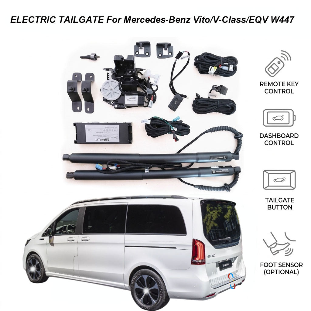 Electric Power Tailgate Lift for Mercedes-Benz Vito / V-Class / EQV W447 (2014-Now) | MB Smart Trunk Opener | CE & FCC Certified