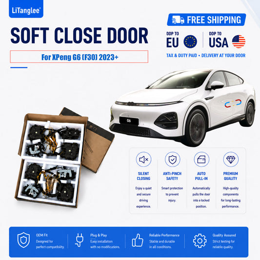 XPeng G6 (F30) 2023+ Electric Soft Close Door Upgrade Kit For LiTanglee