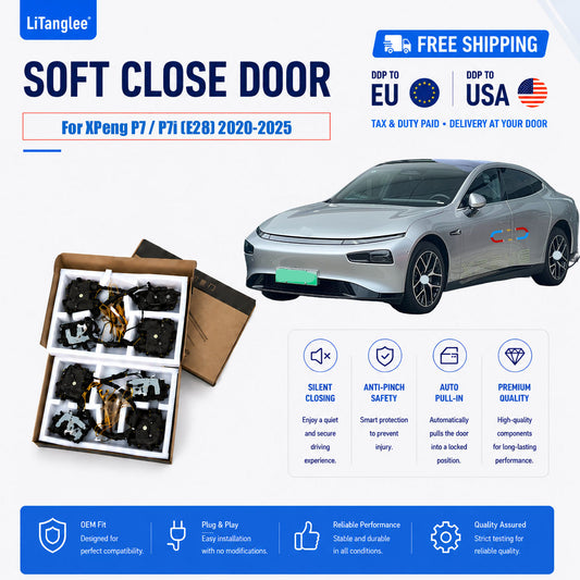 For XPeng P7 / P7i (E28) 2020-2025 Electric Soft Close Door Upgrade Kit - LiTanglee