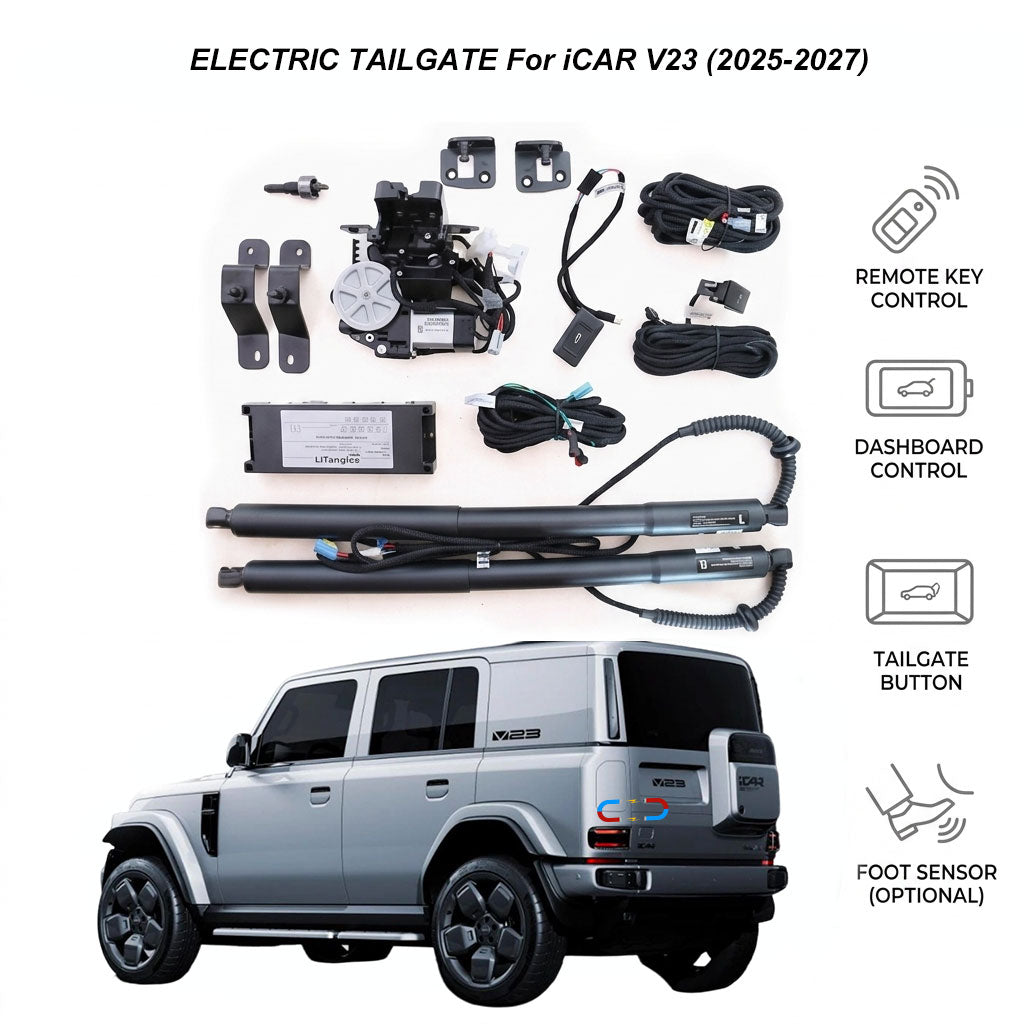 Smart Electric Tailgate System for Chery iCAR V23 (Zhimi) | Power Suction Lock (2025-2027)